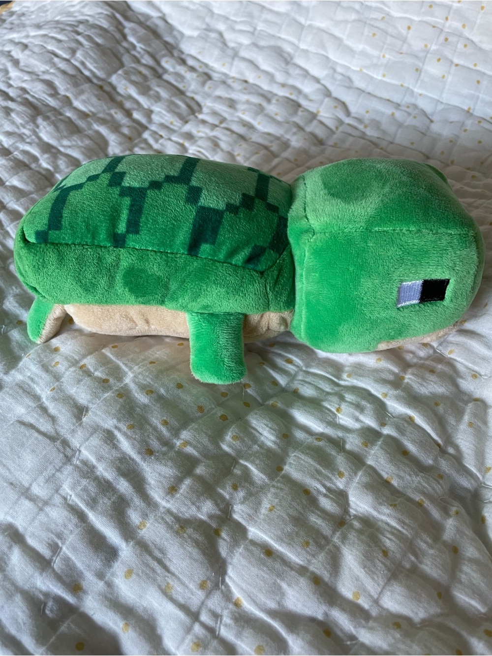Jinx Mojang Minecraft Happy Explorer Green Sea Turtle Plush 8 EUC Stuffed Animal